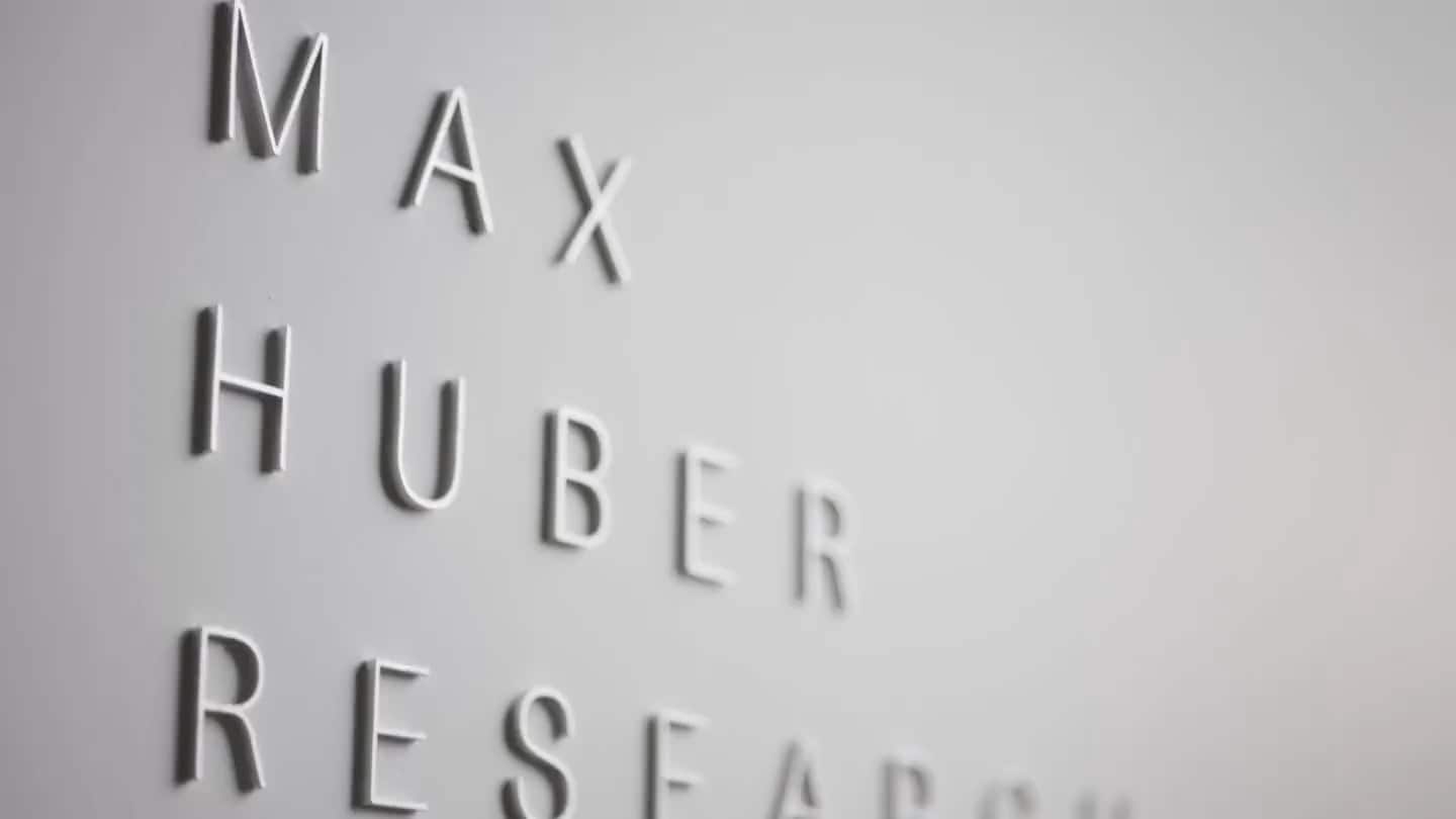 Video showcasing different parts of The Max Huber Research Labs building and architecture